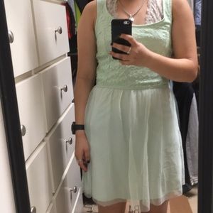 Mint Green Dress